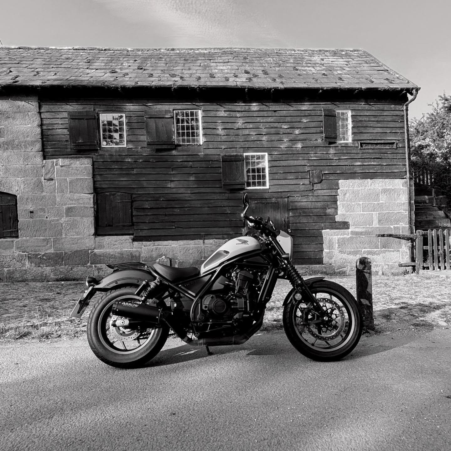 Summer mornings #cmx1100rebel #motorbikesofinstagram #motorbikesoftheworld #bikerlifestyle